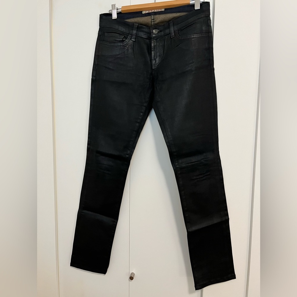 JBrand Coated Jeans in Black
